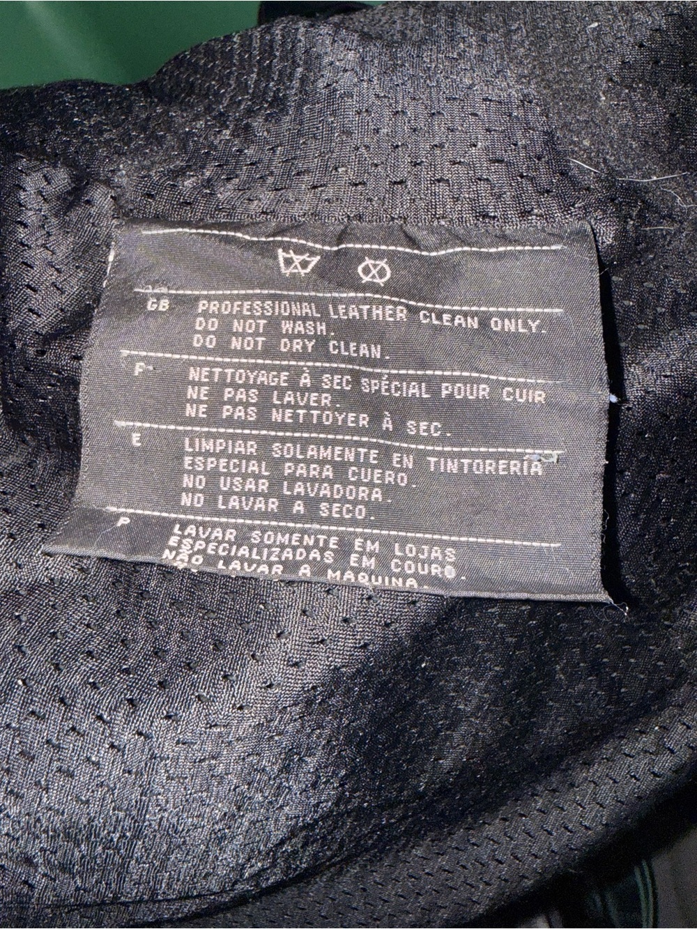 Harley-Davidson Black Leather Bomber Jacket with Gold Logo - Picture 7 of 13